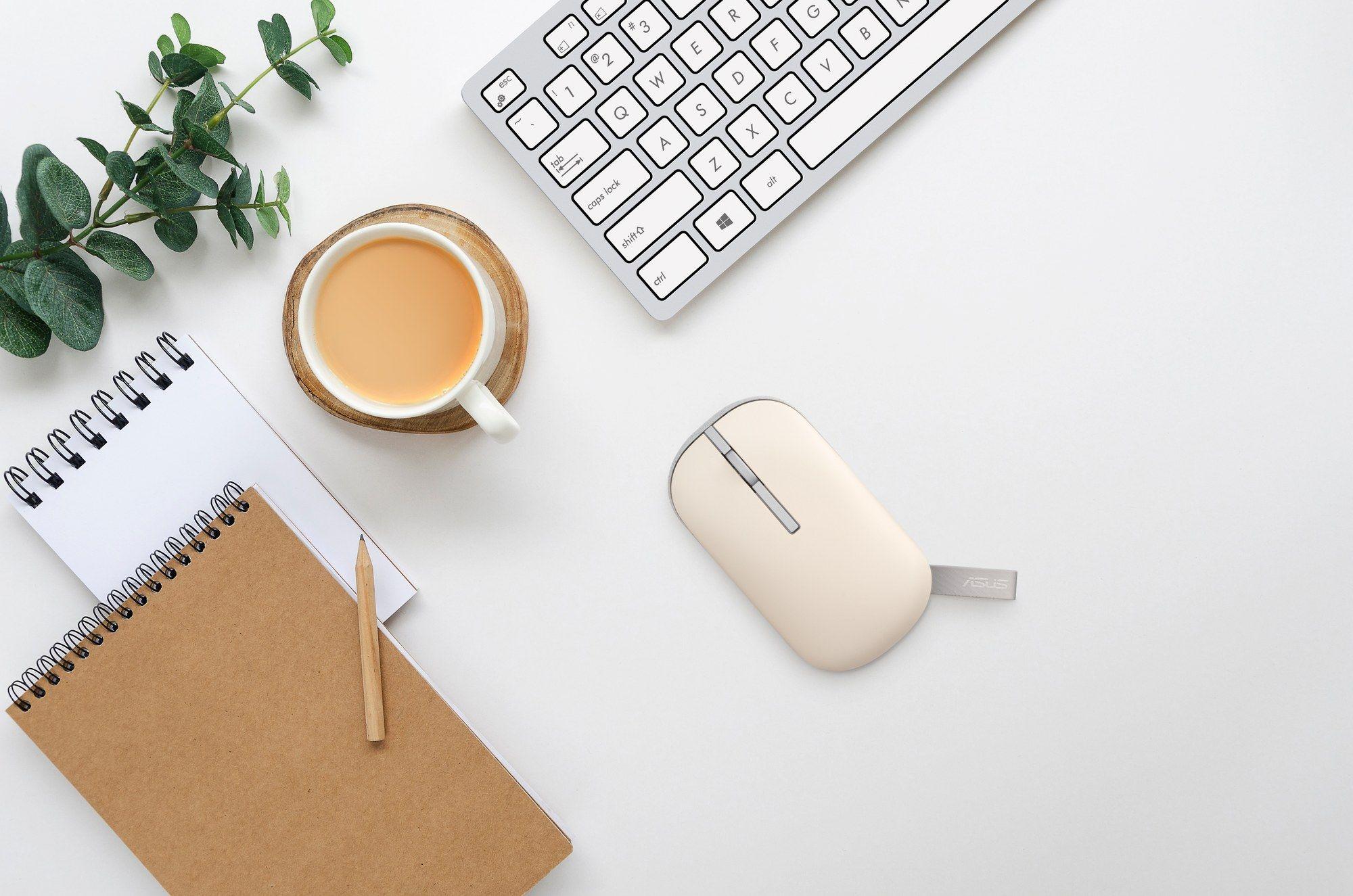 Rato ASUS Marshmallow MD100 (Ambidestro - 1600 DPI - Ótico - Bege/Verde) — miniatura 11