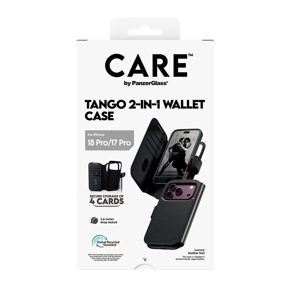 Capa tipo carteira PANZERGLASS CARE™ Tango 2-in-1 (MagSafe - Preto), miniatura 3