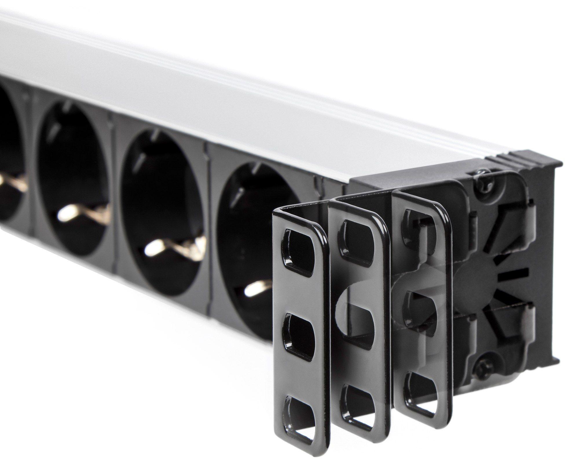 Bloco de Tomadas para Rack SALICRU SPS 4F+6F PDU SCH+C13/C14 (4 Schuko + 6 IEC C13 - IEC C14 - Preto), miniatura 5