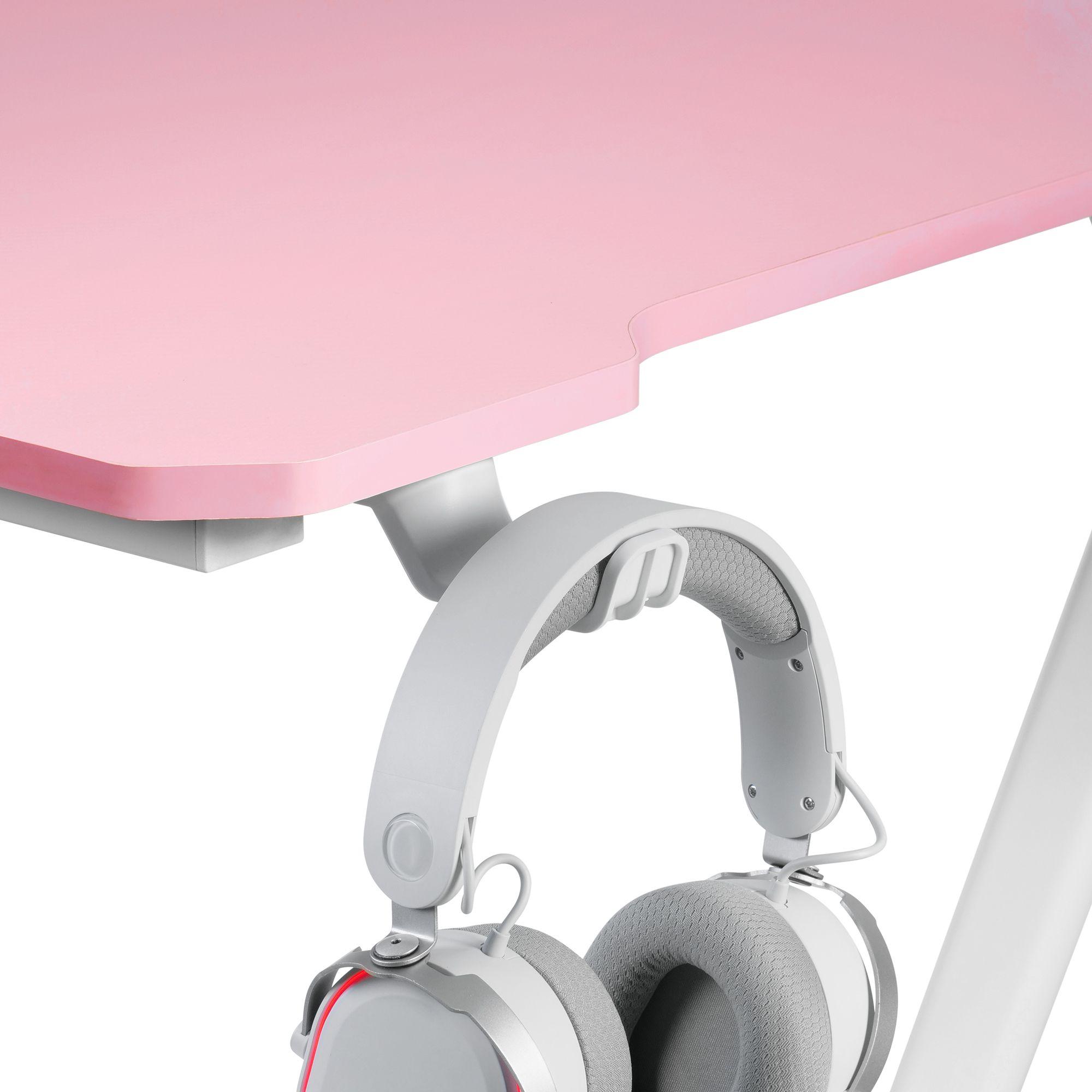 Mesa Gaming MARSGAMING MGD100RGBP (1000 x 600 mm - 100 kg - Forma retangular - Rosa), miniatura 5