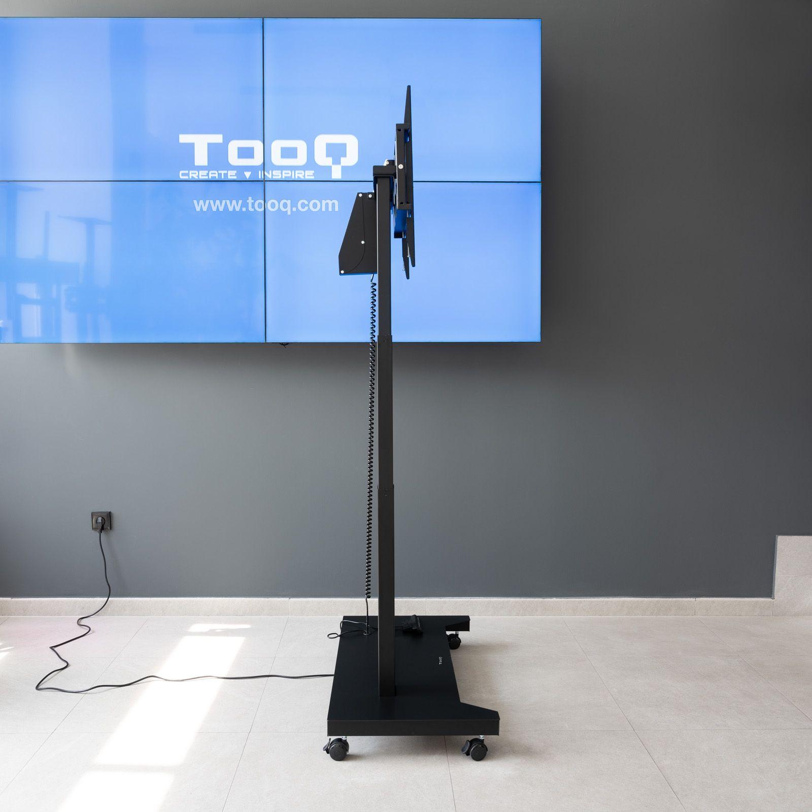 Suporte de Chão Elétrico para TV TOOQ UROS FSM03-B (52–84" - 100 kg - Preto), miniatura 6