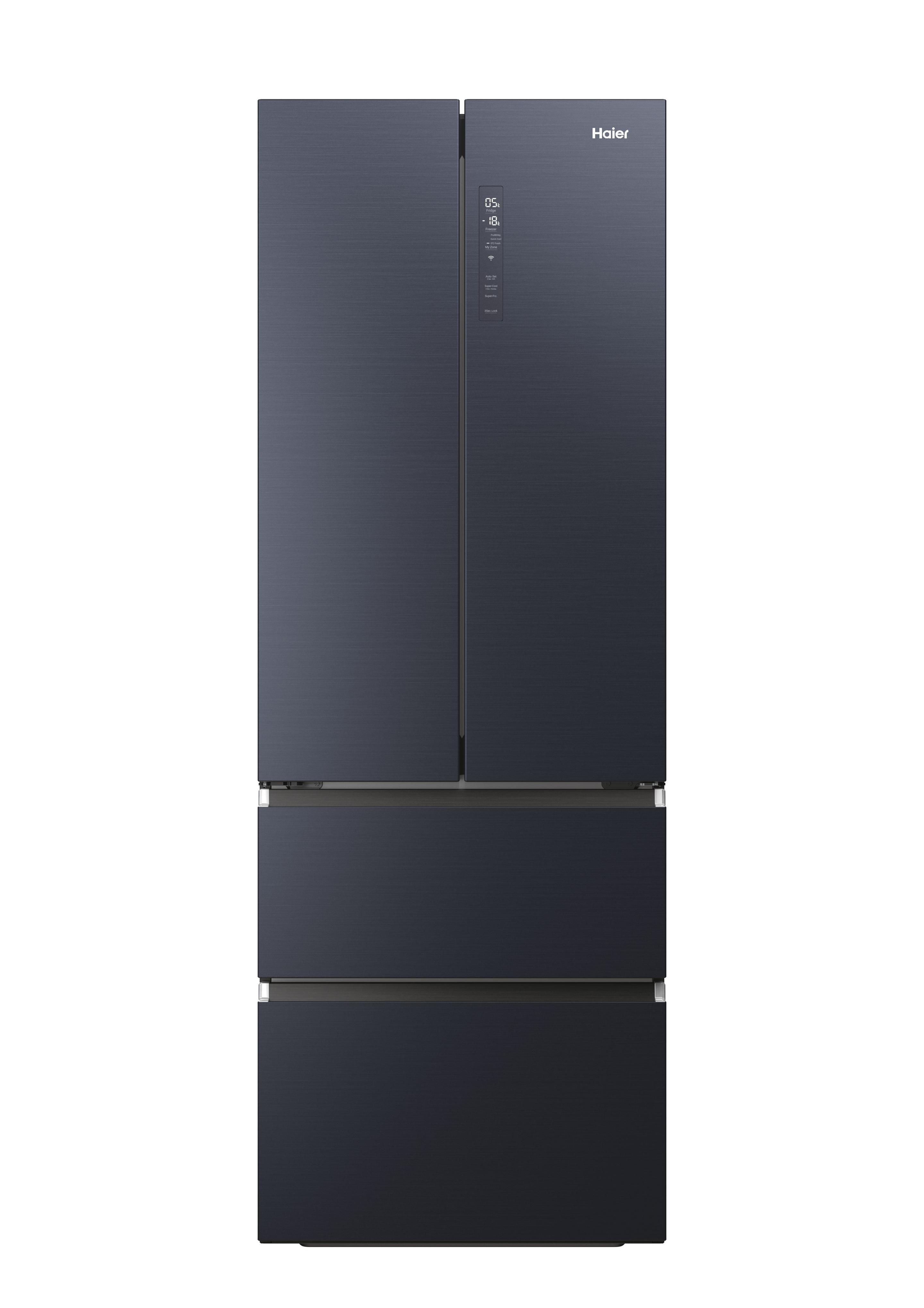Frigorífico Americano Independente HAIER HFW7720ENMB (477 L - hOn - 200,6x70x67,5 cm - Preto)