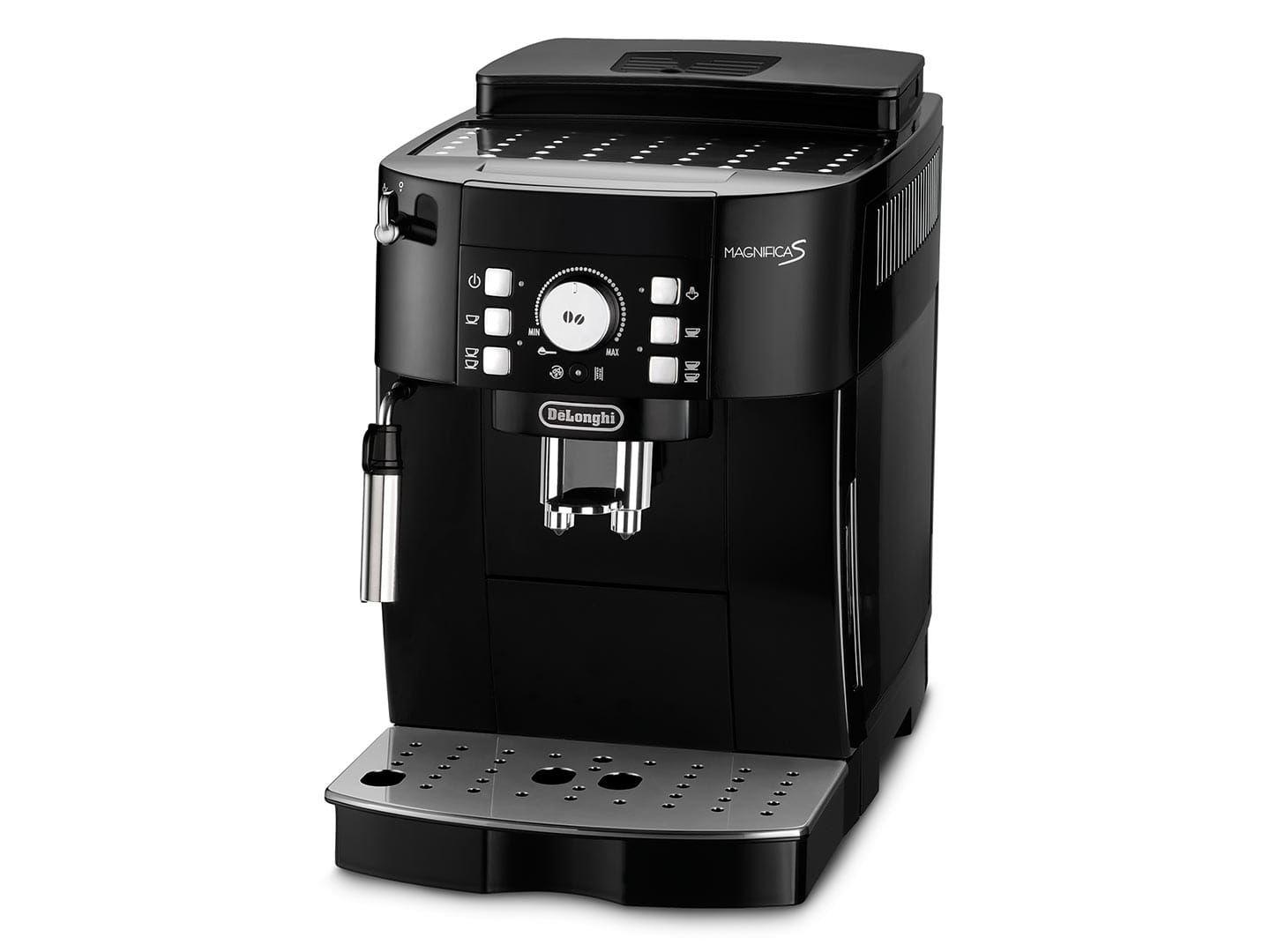 Máquina de Café Automática DE'LONGHI Magnifica S ECAM 21.117.B (Café moído, Grãos de café - 1450 W - 15 bar - Preto)
