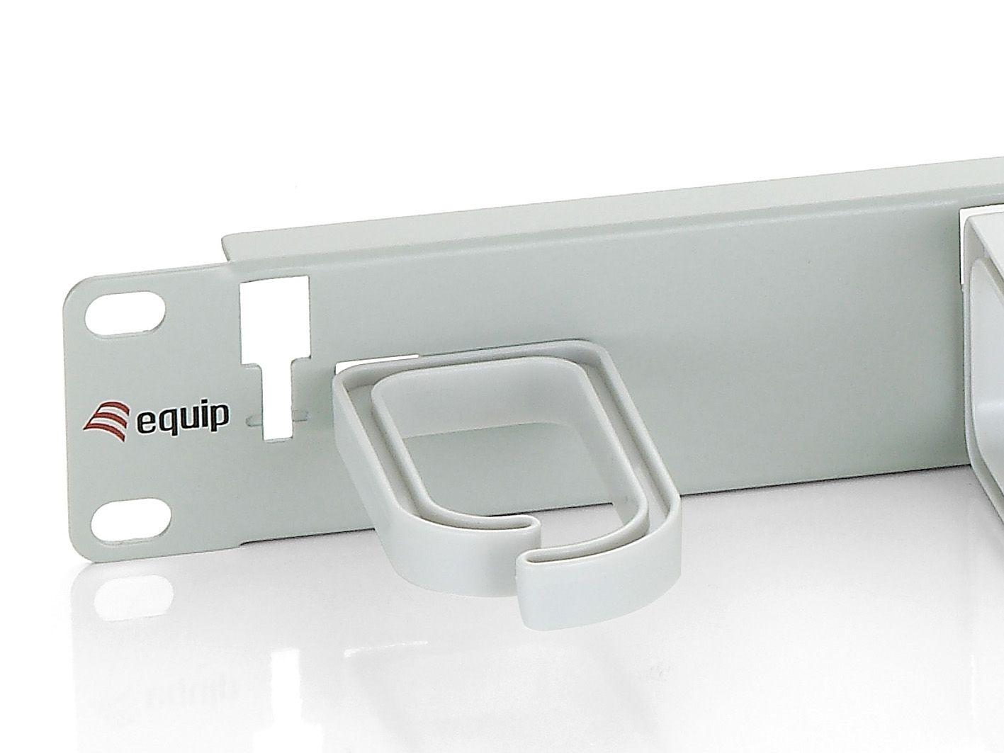 Painel de Gestão de Cabos EQUIP 327312 (19" - 1U - 5 anéis - Cinzento) — miniatura 2