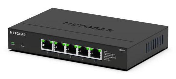 Switch NETGEAR MS305E (2.5G Ethernet - 100, 1000 e 2500 Mbit/s - 1 MB - Preto)