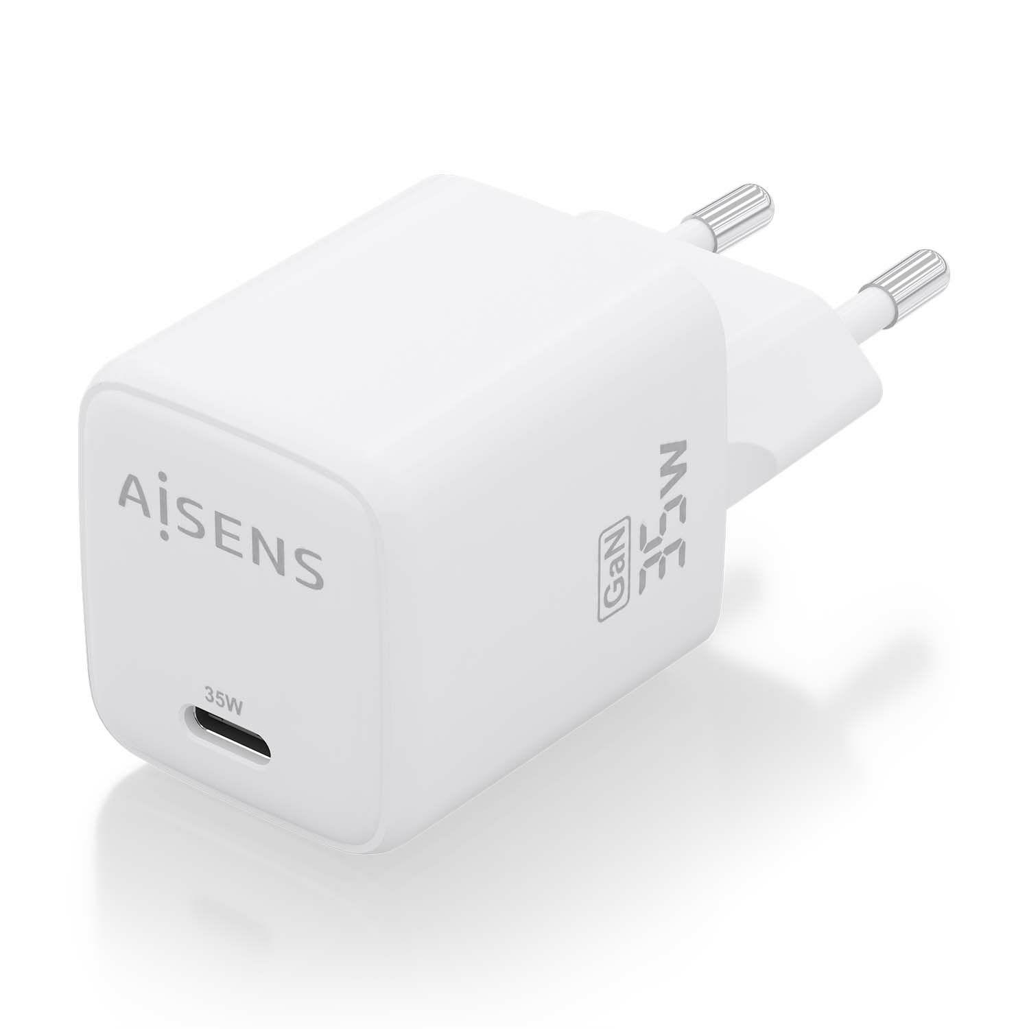 Carregador de Parede AISENS ASCH-35W1P016-W (35 W - Branco), miniatura 2