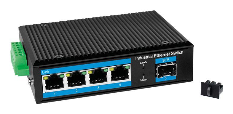 Switch Industrial LOGILINK NS204 (Gigabit Ethernet - 14 Gbit/s - Preto), miniatura 6
