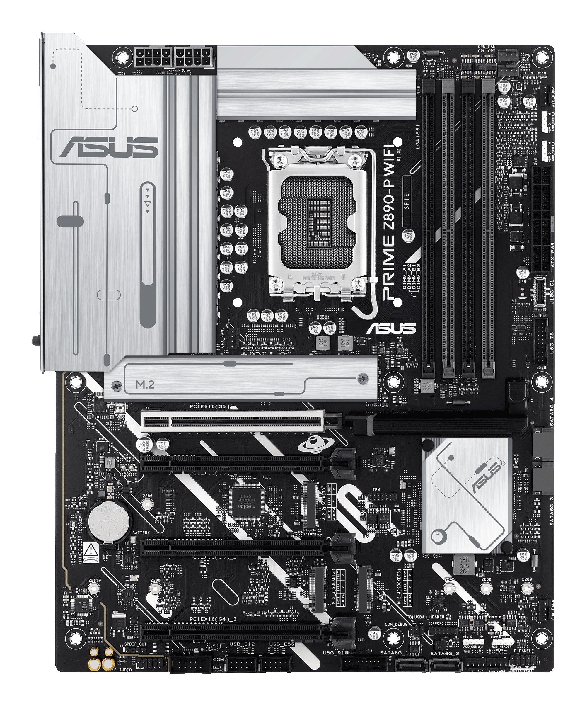 Motherboard ASUS PRIME Z890-P WIFI (LGA 1851 (Socket V1) - Intel Core Ultra - ATX - Preto), miniatura 3