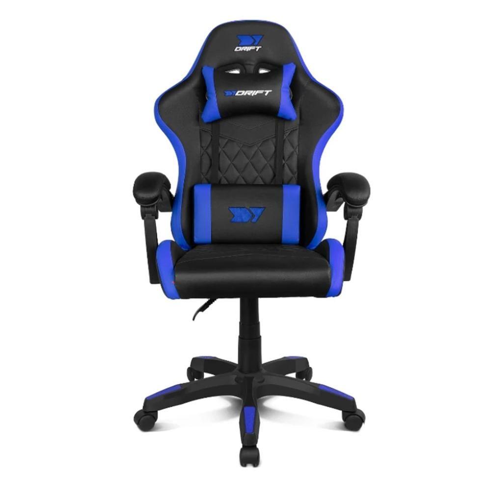 Cadeira Gaming DRIFT DR35 (100 kg - 117 cm - 0-135 ° - Preto/Azul elétrico)