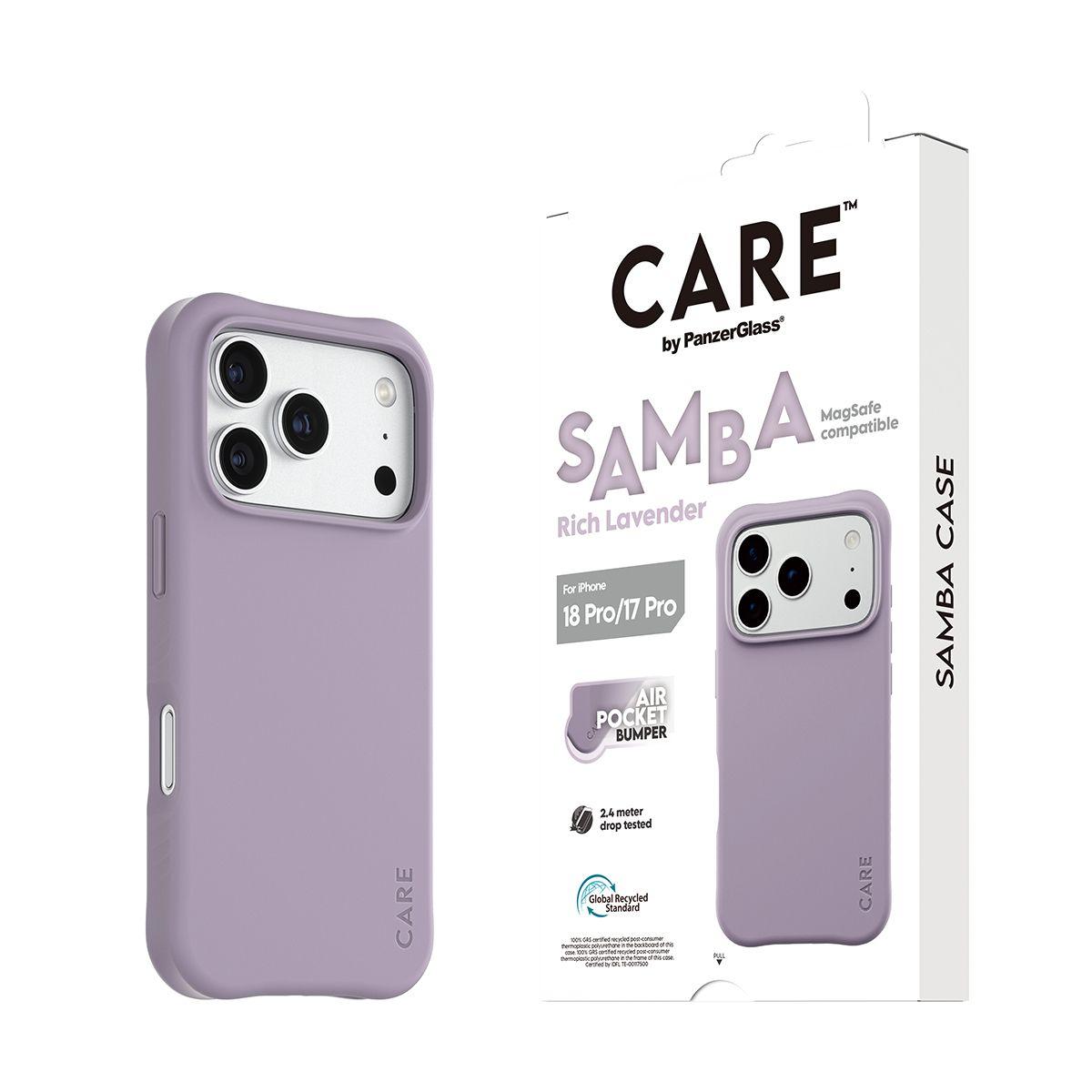 Capa PANZERGLASS CARE Samba Case (Roxo), miniatura 6