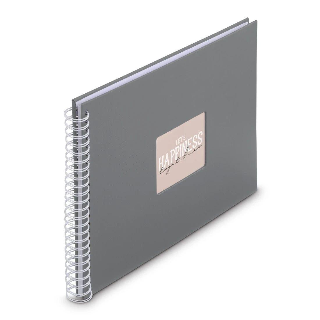Álbum de Fotografias HAMA Fine Art Spiral 9838 (Cinzento)