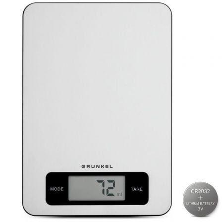 Balança de Cozinha Eletrónica GRUNKEL BC-COOKXT (Altura 22 cm - Aço inoxidável)