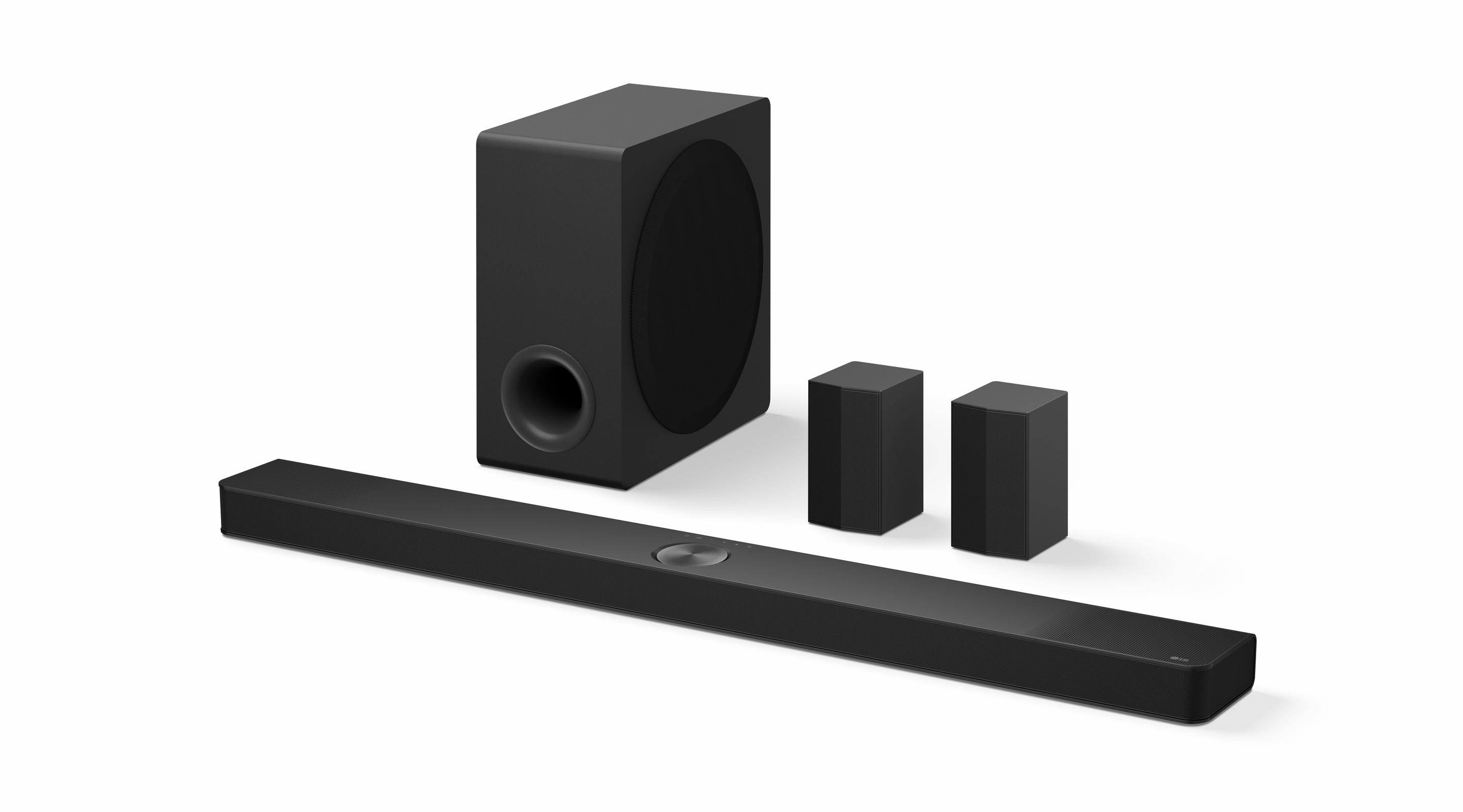 Barra de Som LG S90TR (145 W - Com fios e sem fios - Preto)
