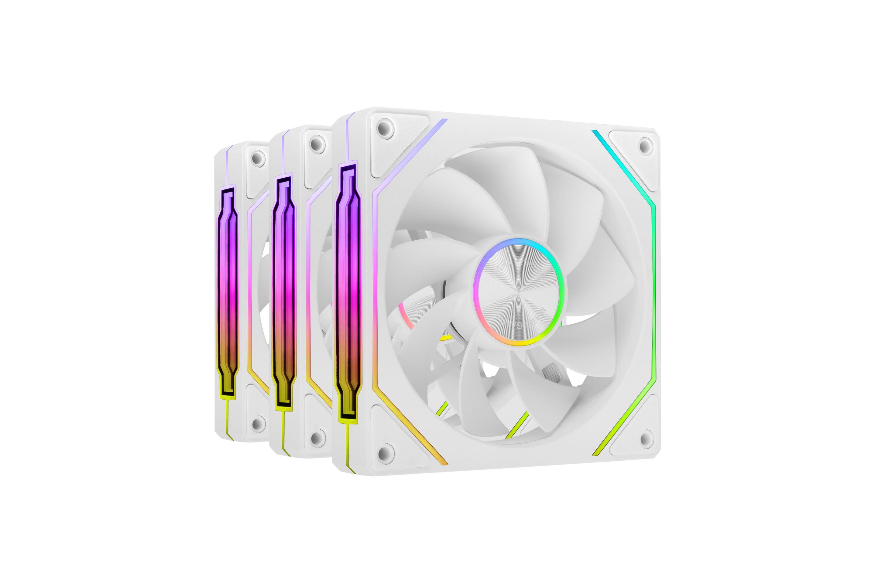 Ventoinhas para Caixa PC MARS GAMING MF-LINKFINITYKIT2RW (ARGB - Branco) — miniatura 2