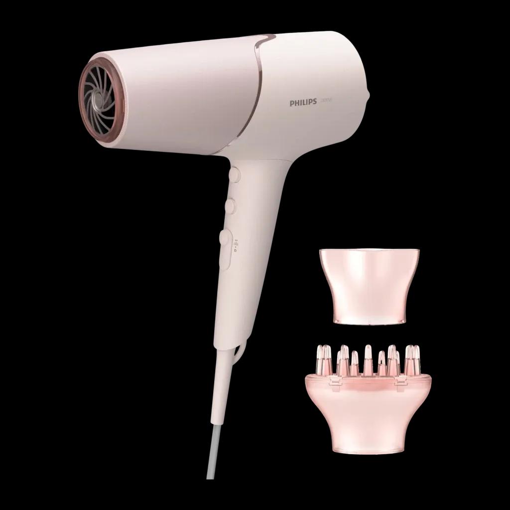 Secador de Cabelo PHILIPS BHD530/00 (Rosa e Branco) — miniatura 3