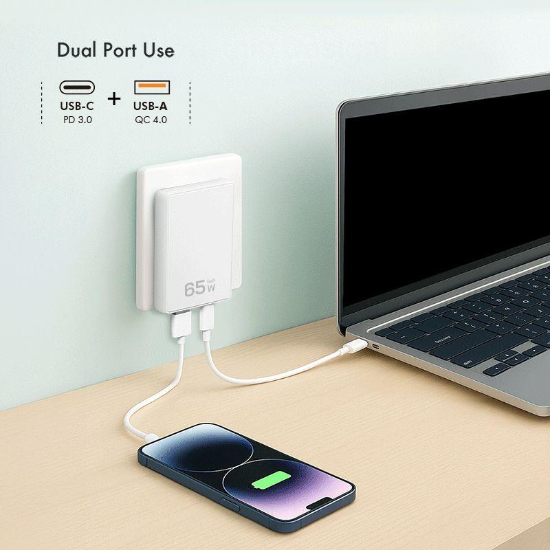 Carregador de Parede LOGILINK PA0368 (65 W - Branco), miniatura 2