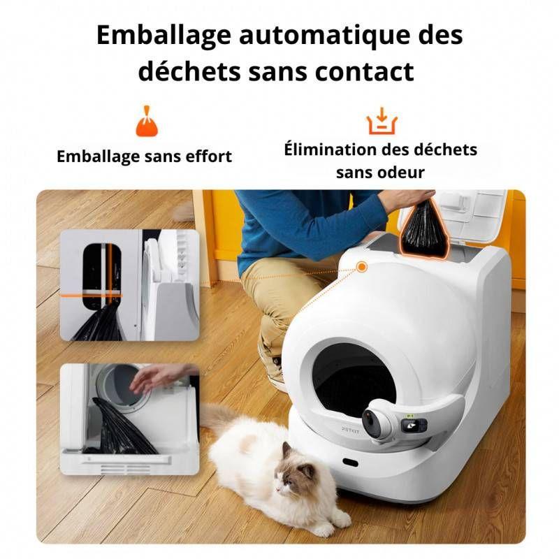 Caixa de Areia PETKIT Purobot Ultra (Câmara IA - Branco), miniatura 6
