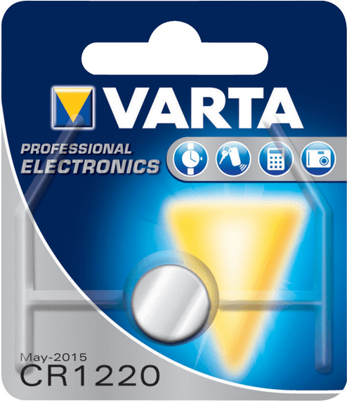 Pilha de Botão de Lítio VARTA CR1220 (Metálico)