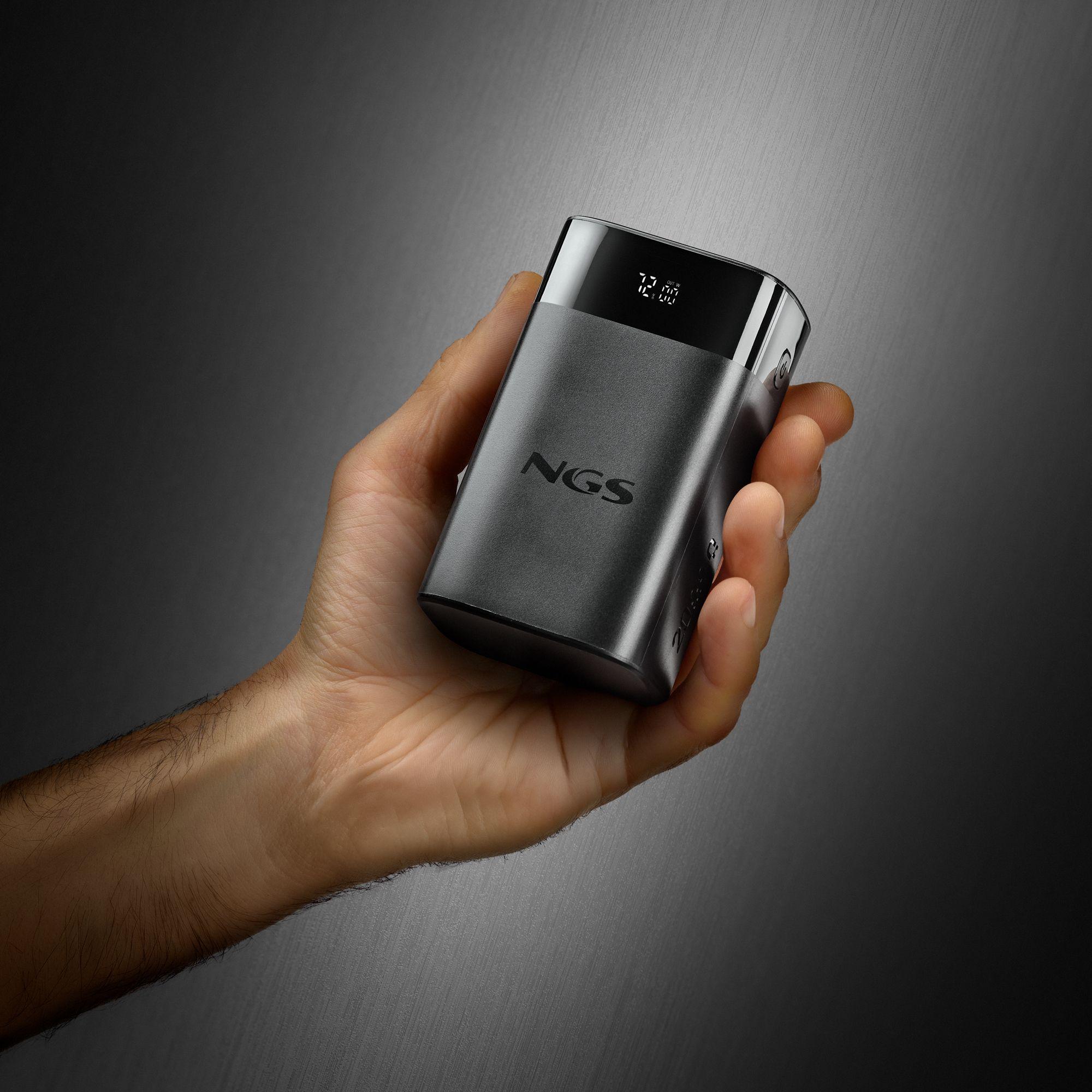 Powerbank NGS TWIX20 (20000 mAh - 74 Wh - USB Type-C - Preto), miniatura 6