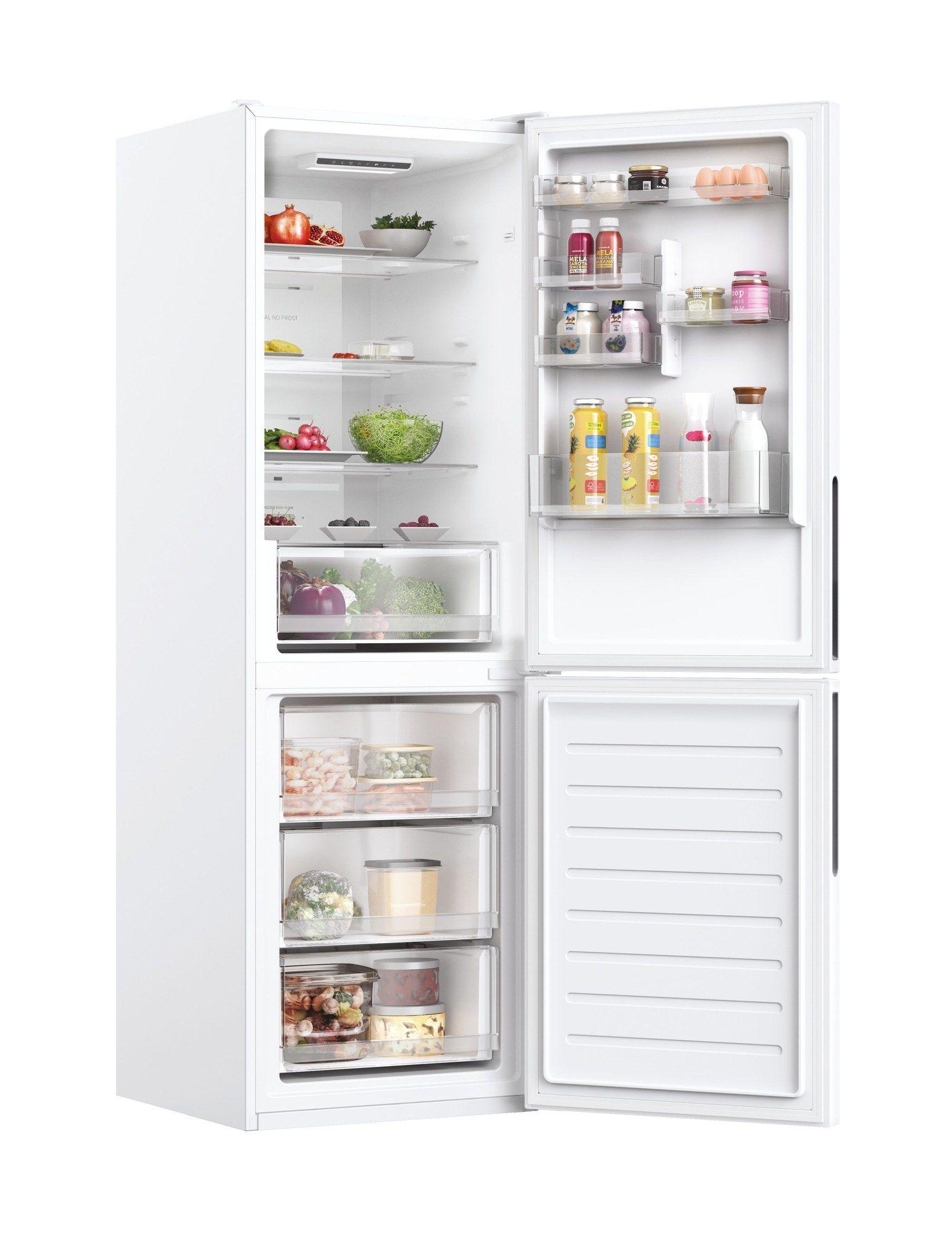 Frigorífico Combinado Independente HOOVER HOCE3T618FW (342 L - hOn - 185x59,5x65,8 cm - Branco) — miniatura 4