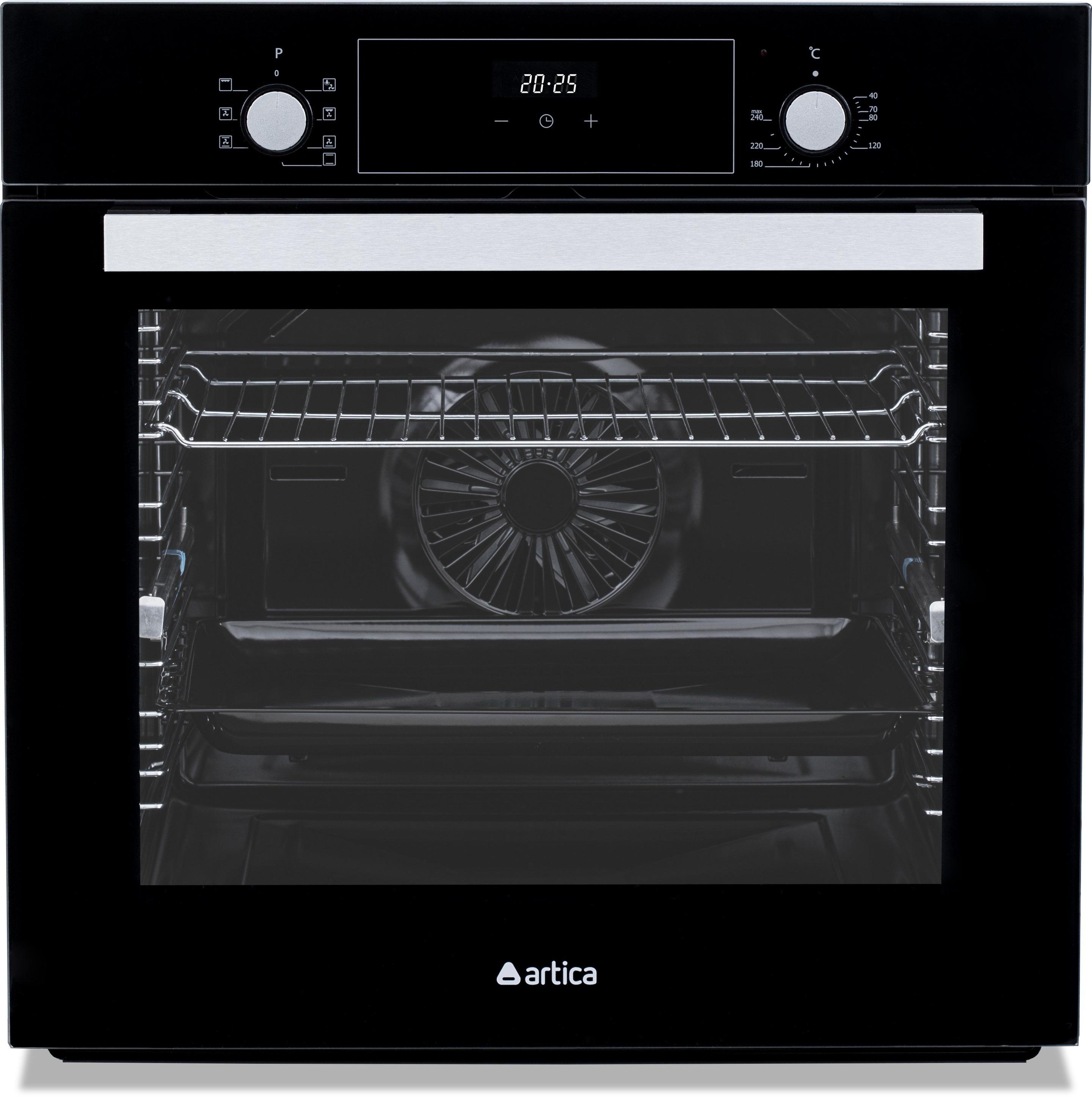Forno Encastre ARTICA AHB82281BK (Forno multifunções - 80 L - Altura 59,5 cm - Preto)