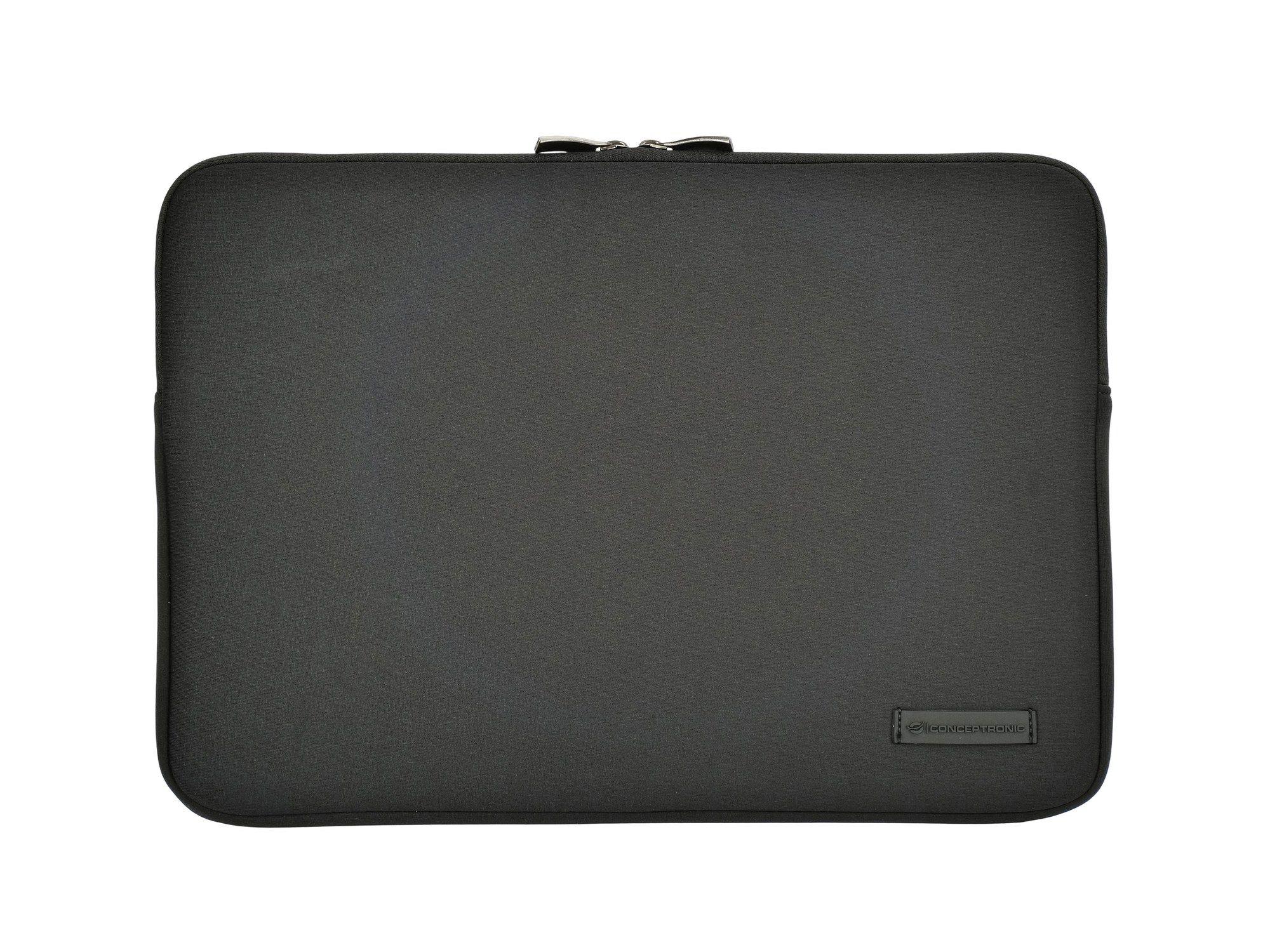 Mala para Portátil CONCEPTRONIC OBRIX02B (14,4" - Materiais reciclados - Preto)