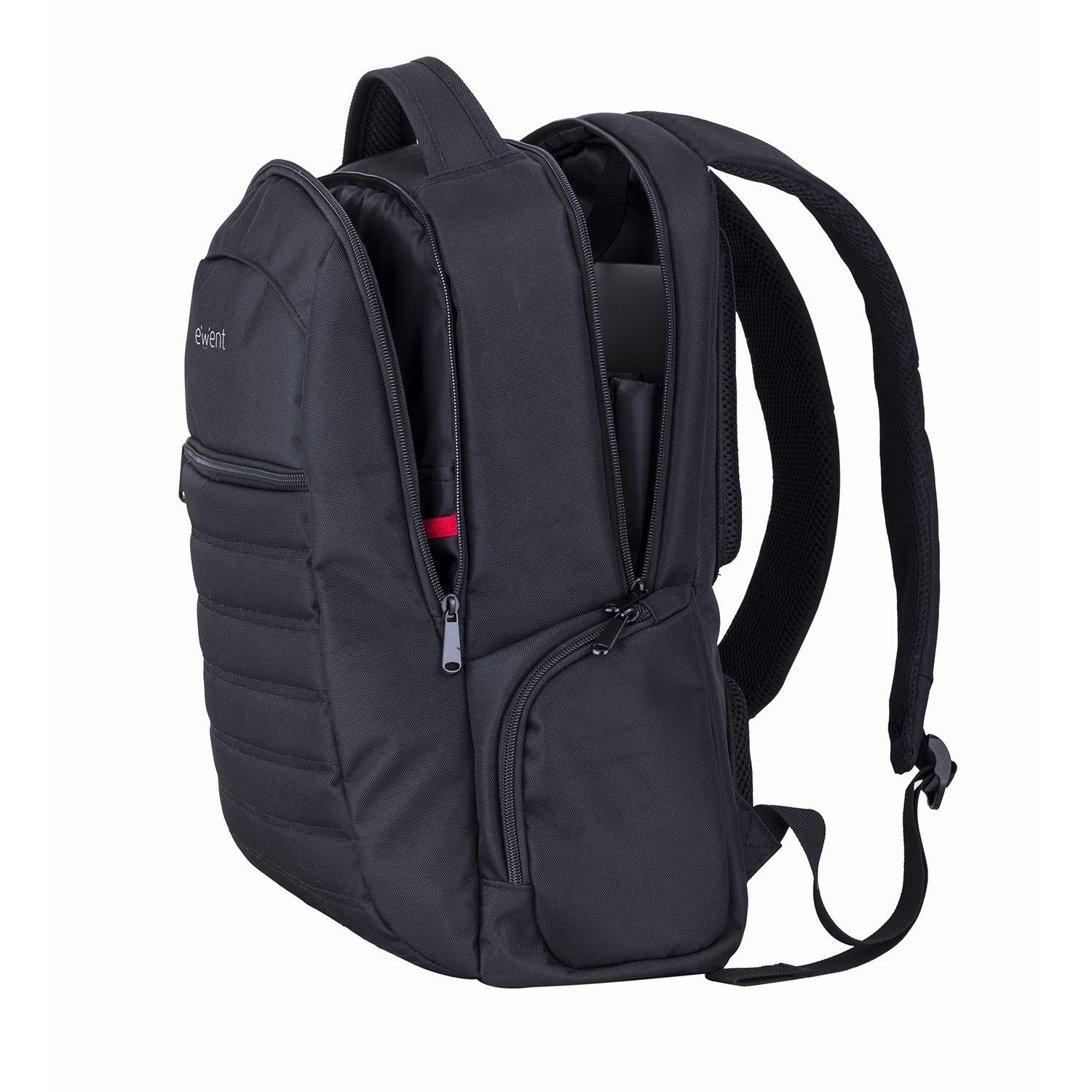 Mochila EWENT EW2528 (17,3" - Poliéster - 43,9 cm - Preto), miniatura 2