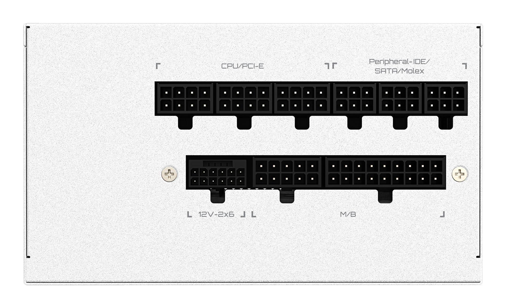 Fonte de Alimentação ATX GIGABYTE GP-UD850GM PG5 ICE EU (ATX - 850 W - 80 PLUS Gold - Branco), miniatura 7
