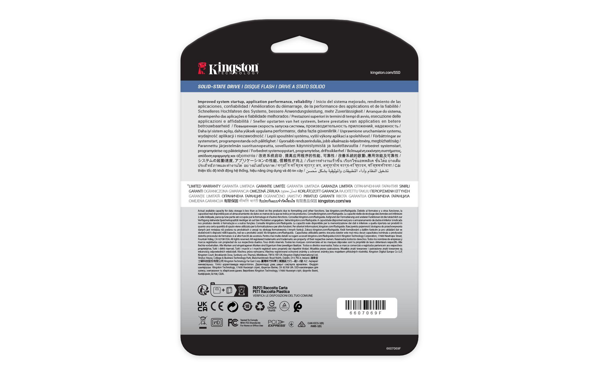 SSD KINGSTON DC2000B (480 GB - M.2 2280 - PCI Express 4.0 NVMe) — miniatura 5