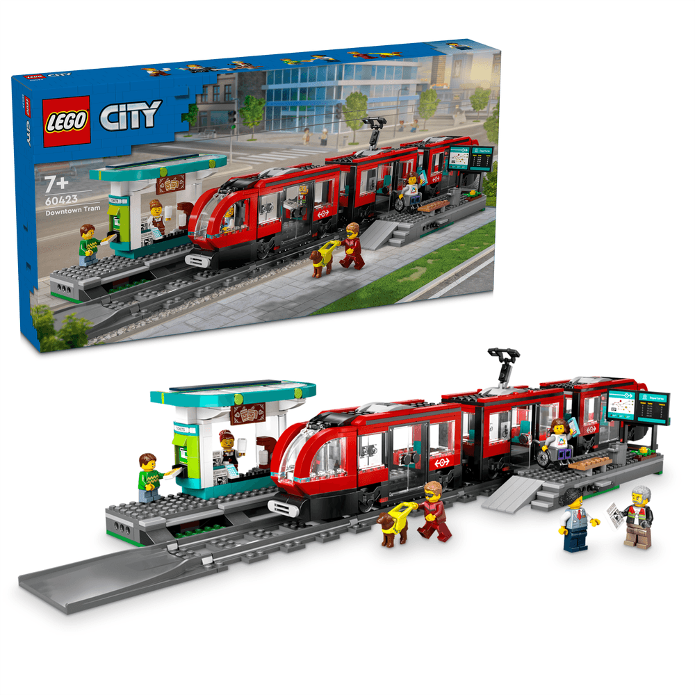 LEGO 60423 City Elétrico e Estação na Baixa (7+ anos - 811 peças), miniatura 3