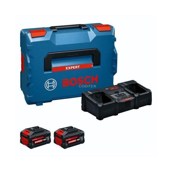 Conjunto de Baterias e Carregador BOSCH POWERTOOLS Expert Starter Set 18V (18 V - Li-ion - Preto)