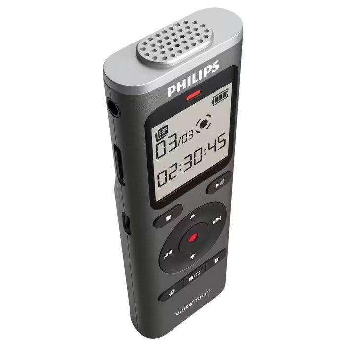 Gravador de Voz PHILIPS VoiceTracer DVT1170 (Preto e Prateado), miniatura 3