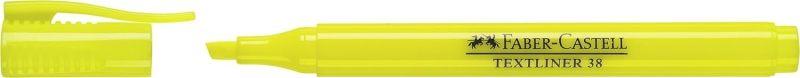 Marcador Fluorescente FABER-CASTELL Textliner 38 (Amarelo)