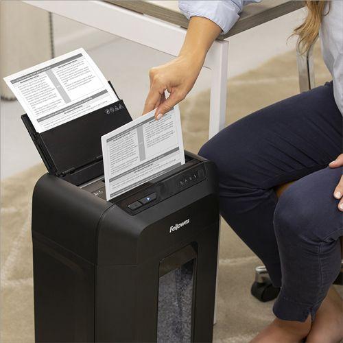 Destruidora de Papel FELLOWES AutoMax 90M (Microcorte 4 x 12 mm - 90 folhas - Preto) — miniatura 2