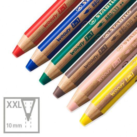 Lápis de Cor STABILO Woody 3 in 1 (Cores Sortidas), miniatura 3