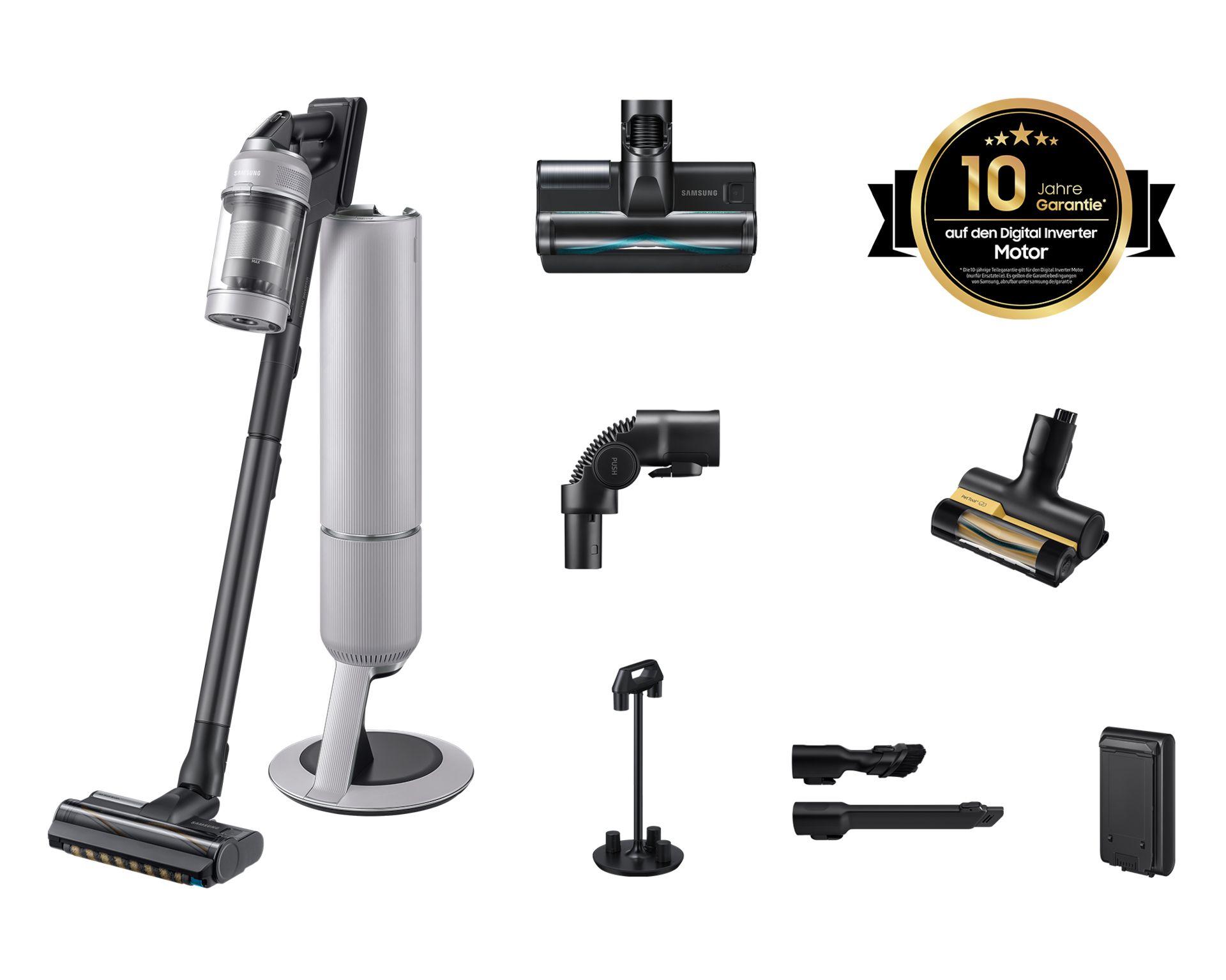 Aspirador Vertical 2 em 1 SAMSUNG VS80F28ELP/WD (Altura 116,5 cm - Cinzento), miniatura 2