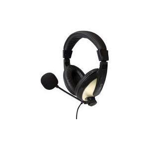 Headset LOGILINK HS0011A (Binaural - Com fios - Circum-aural - Preto)