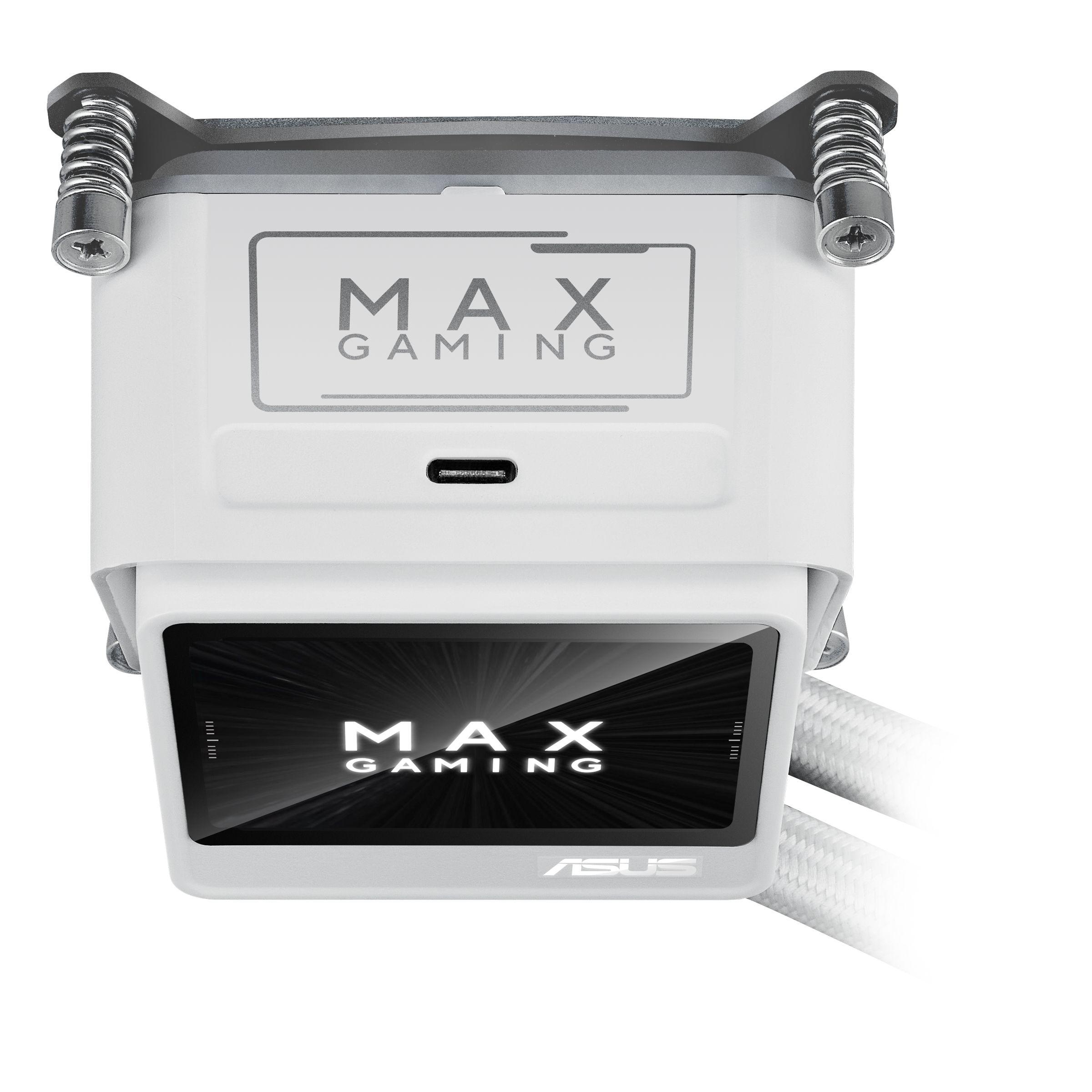 Sistema de Refrigeração Líquida All-in-One ASUS MAX Gaming LC 360 ARGB LCD (12 cm - 2500 RPM - Multi - Branco), miniatura 9