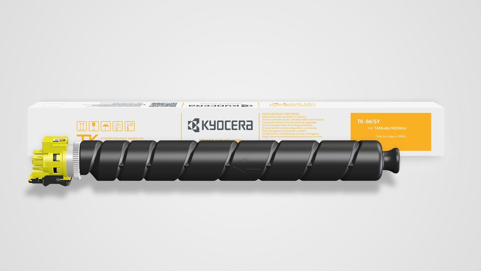 Toner KYOCERA TK-8615Y (24000 páginas - Amarelo)