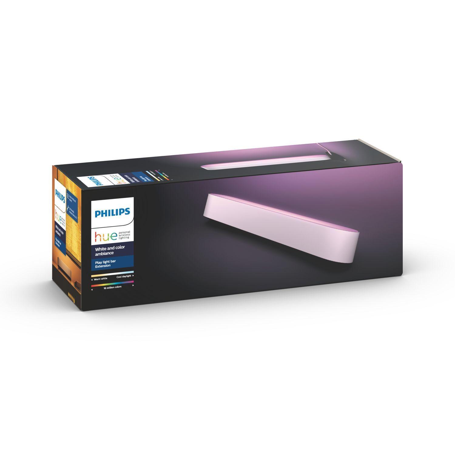 Barra de Luz LED Inteligente PHILIPS Hue Play 1x Extension (Sintético - Branco), miniatura 10
