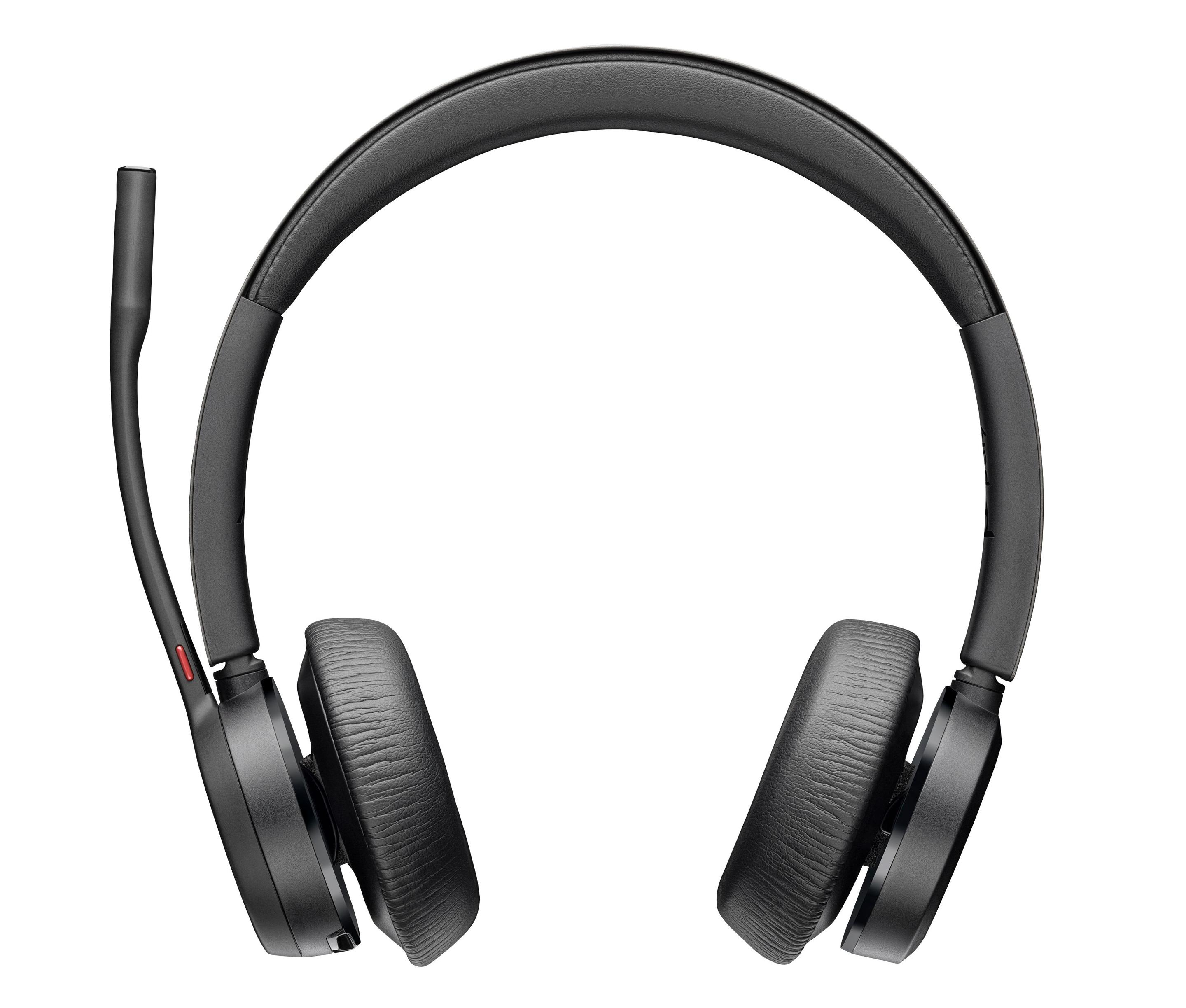Headset POLY Voyager 4320 UC (Binaural - Sem fios - Circum-aural - Preto)
