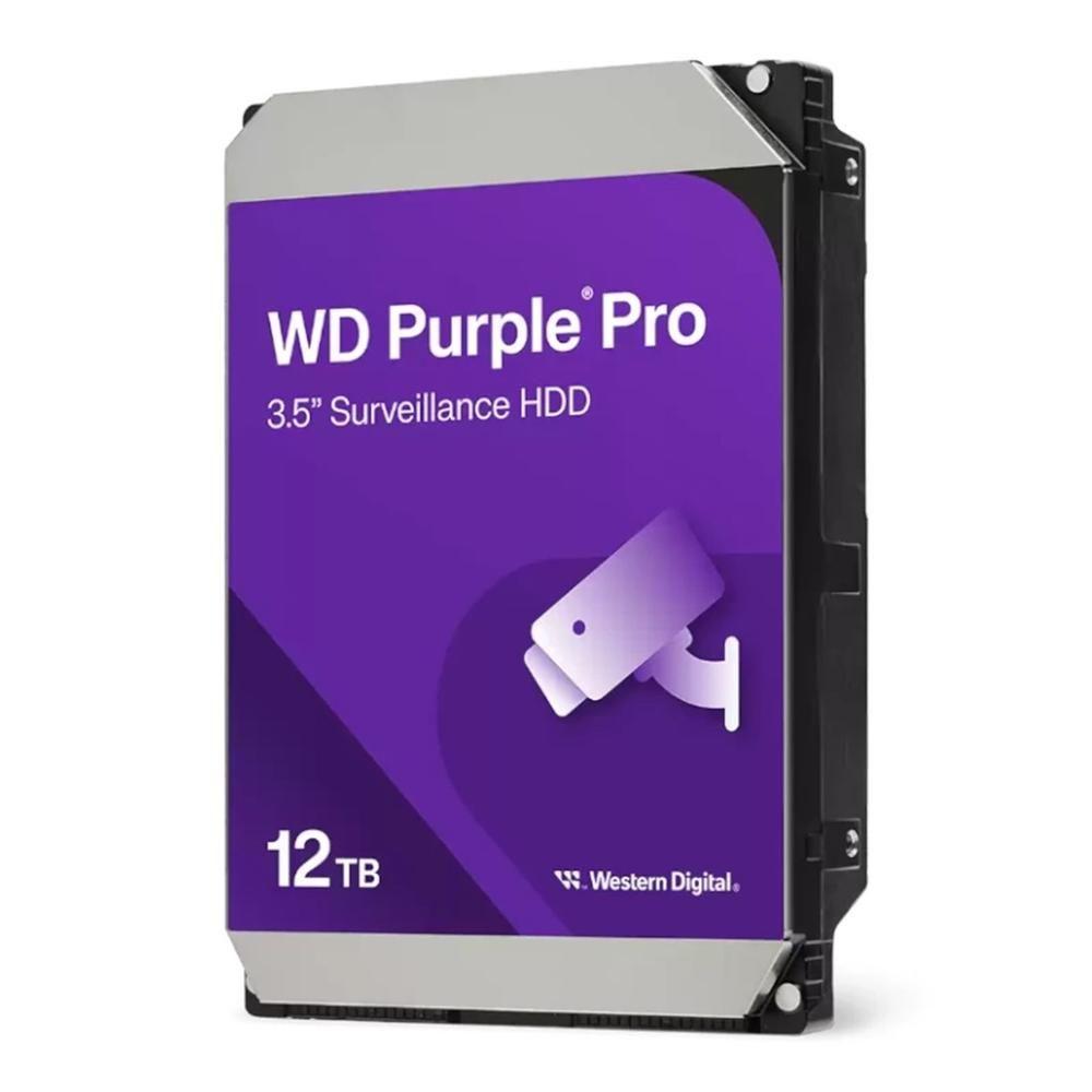 Disco Rígido Interno WESTERN DIGITAL Purple Pro WD122PURP (12 TB - 3,5" - SATA 6.0Gb/s)
