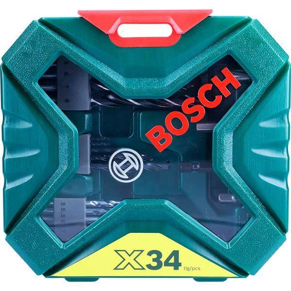 Conjunto de Pontas e Brocas BOSCH X-Line Classic (34 Peças - Madeira, Metal e Alvenaria), miniatura 3