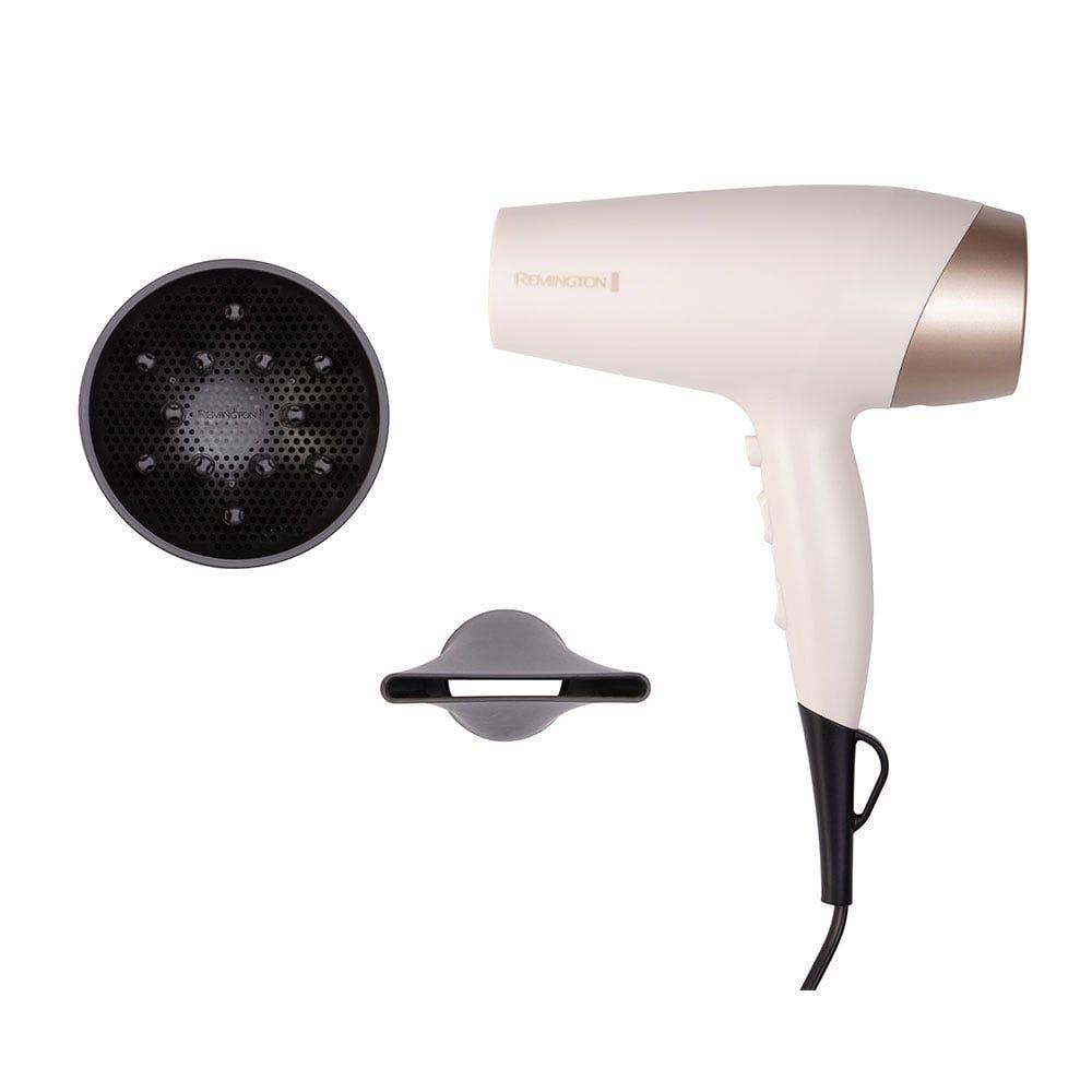 Secador de Cabelo REMINGTON Shea Soft D4740 (Bege/Preto)
