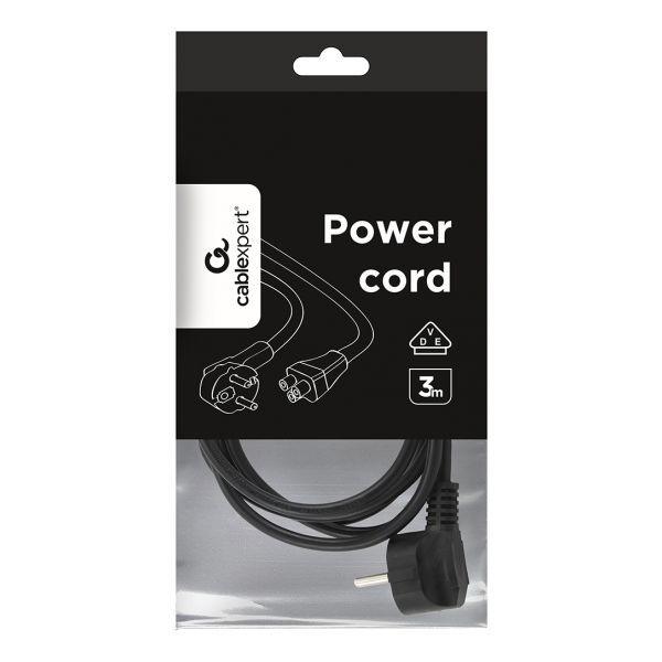 Cabo de Alimentação GEMBIRD PC-186-ML12-3M (3 m - Acoplador C5 - CEE7/7 - Preto), miniatura 6