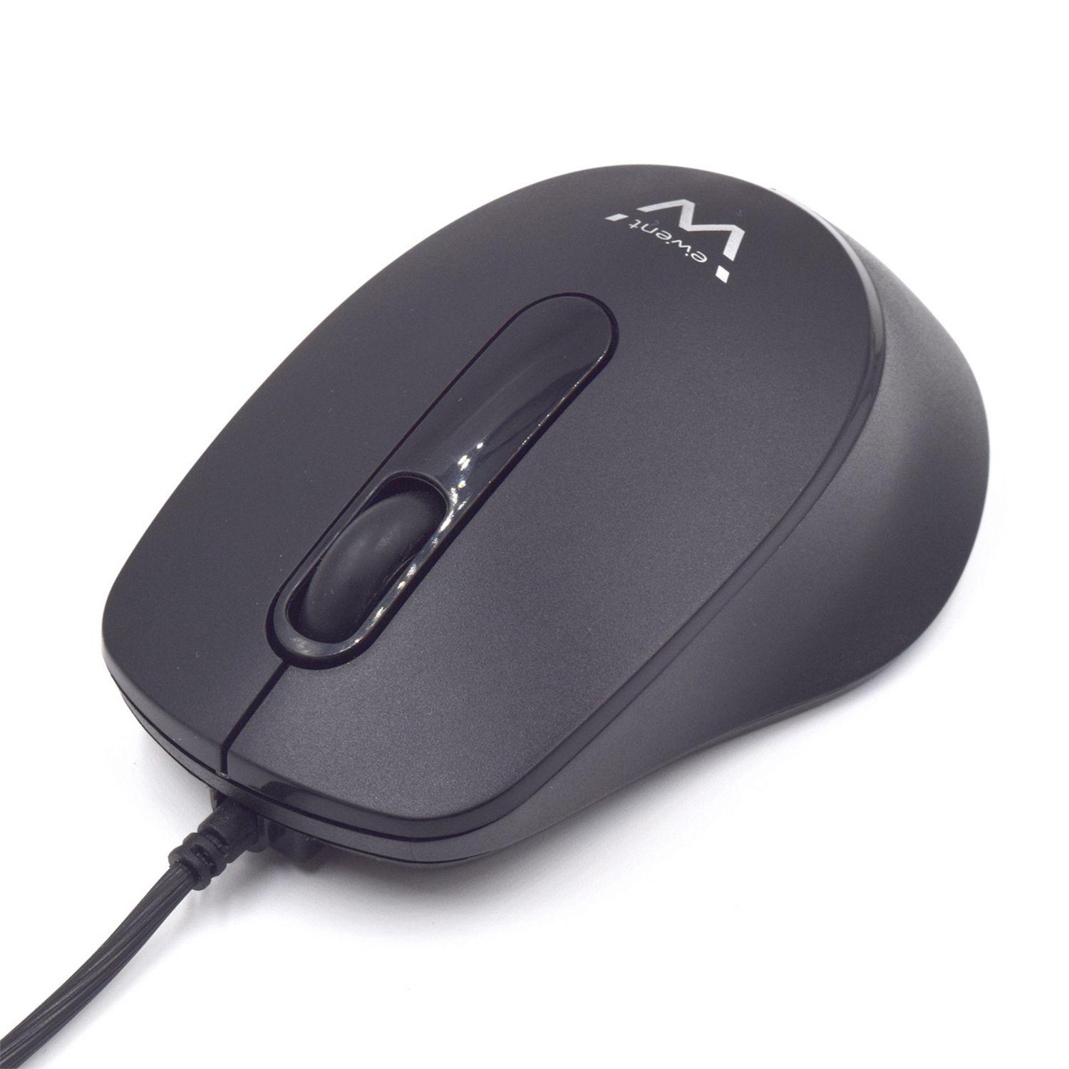 Rato EWENT EW3159 (Ambidestro - 1000 DPI - Ótico - Preto) — miniatura 3