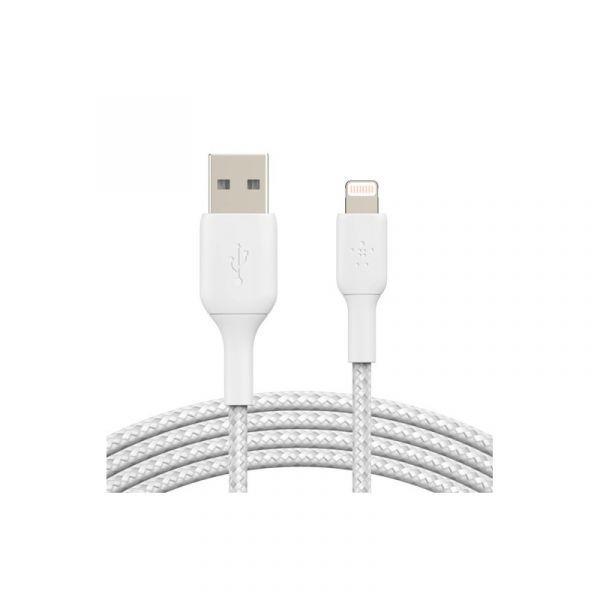 Cabo USB-A para Lightning BELKIN CAA002bt1MWH (1 m - USB-A - Branco), miniatura 2