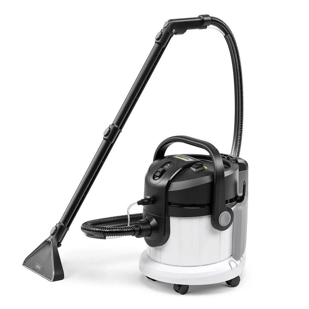 Aspirador sem Saco KARCHER SE 4 (Altura 53,5 cm - Preto, Cinzento e Branco)