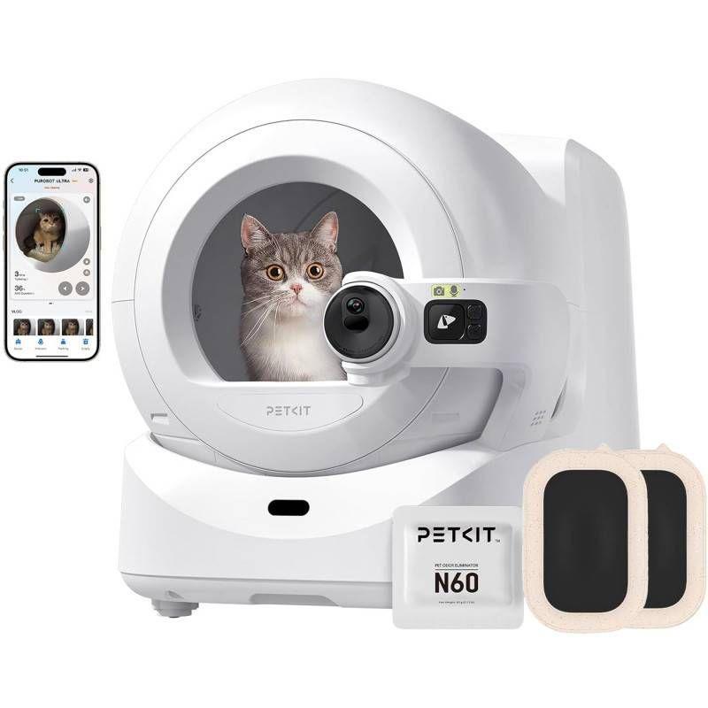 Caixa de Areia PETKIT Purobot Ultra (Câmara IA - Branco), miniatura 4