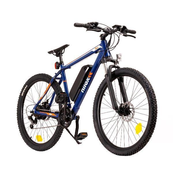 Bicicleta Elétrica NILOX X6 PLUS (250 W - 27,5" - Autonomia até 90 km - Preto/Azul) — miniatura 15